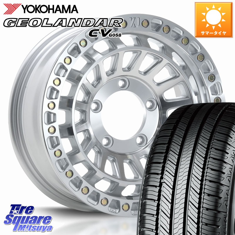 MLJ XJ08 XTREME-J ホイール 16インチ 16 X 5.5J +20 5穴 139.7 YOKOHAMA R5705 GEOLANDAR CV G058 ヨコハマ 215/70R16 ジムニー専用(要オーバーフェンダー等) 94,072円