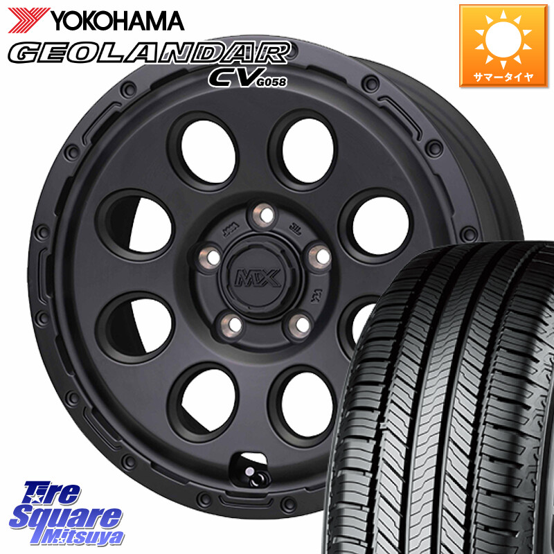 YOKOHAMA R5724 GEOLANDAR CV G058 ヨコハマ 215/60R16HotStuff MAD CROSS RECON マッドクロス リーコン ホイール 16インチ 16X6.5J 48 5穴 114.3 WR-V CX-3 RC系オデッセイ前期 ティアナ 日産 エスティマ マークX ヴェゼル VEZEL SX4 Sクロス|タイヤスクエアミツヤ