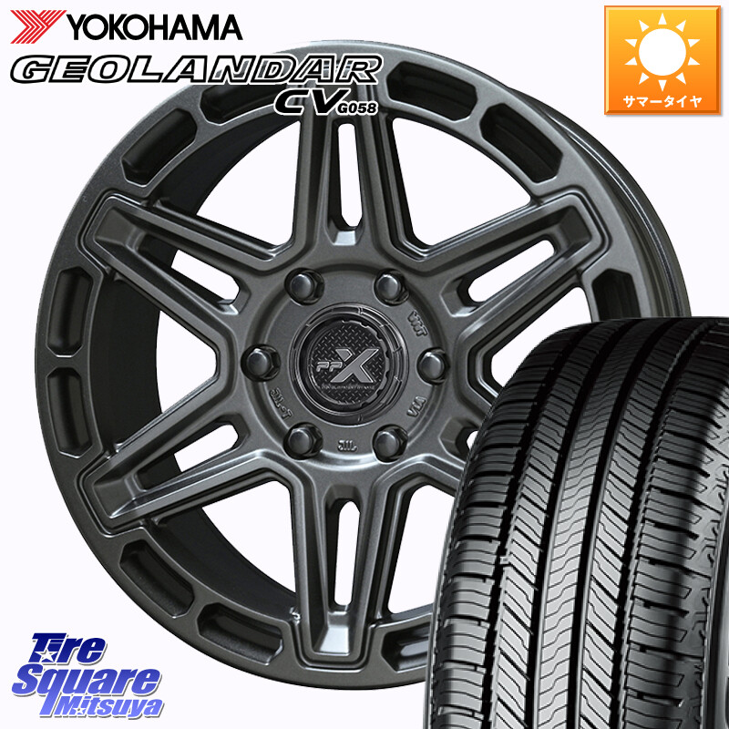 YOKOHAMA R8088 GEOLANDAR CV G058 ヨコハマ 265/60R18KYOHO PPX MK6 ホイール 18インチ 18X8.0J 50 6穴 139.7 トライトンGLS(ナローボディ)｜タイヤスクエアミツヤ