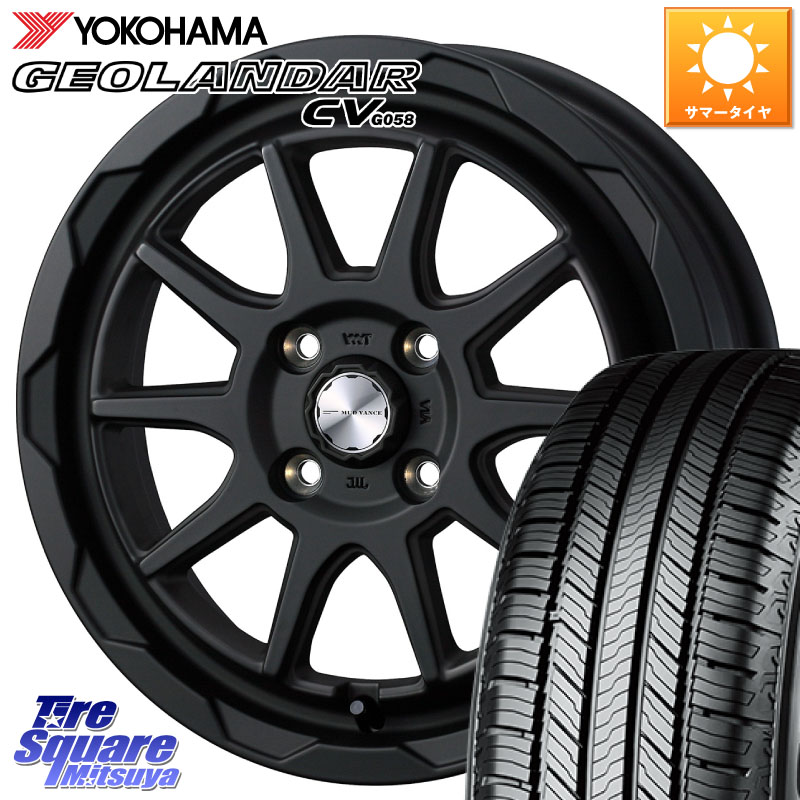 WEDS マッドヴァンス 06 MUD VANCE 06 ウエッズ 16インチ 16 X 6.0J +40 4穴 100 YOKOHAMA R5711 GEOLANDAR CV G058 ヨコハマ 215/65R16