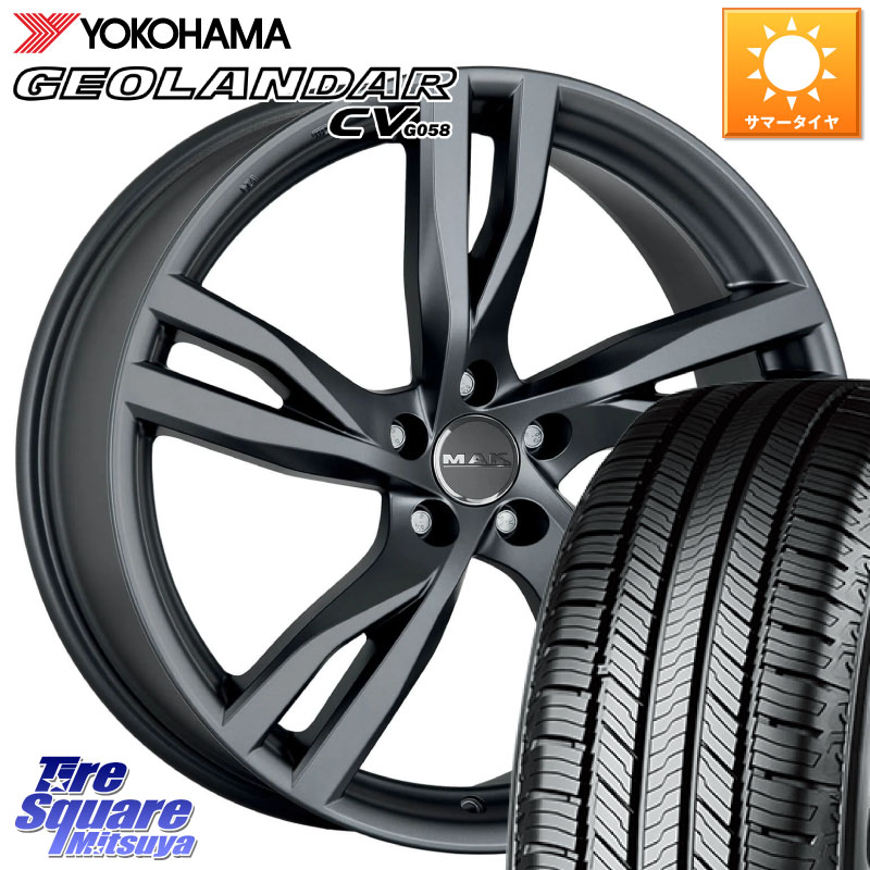 阿部商会 MAK STOCKHOLM ホイール 18インチ 18 X 8.0J(VOLVO V60 CROSS FD420) +55 5穴 108 YOKOHAMA R5689 GEOLANDAR CV G058 ヨコハマ 235/50R18 VOLVO ボルボ V60クロスカントリー FB/FD420