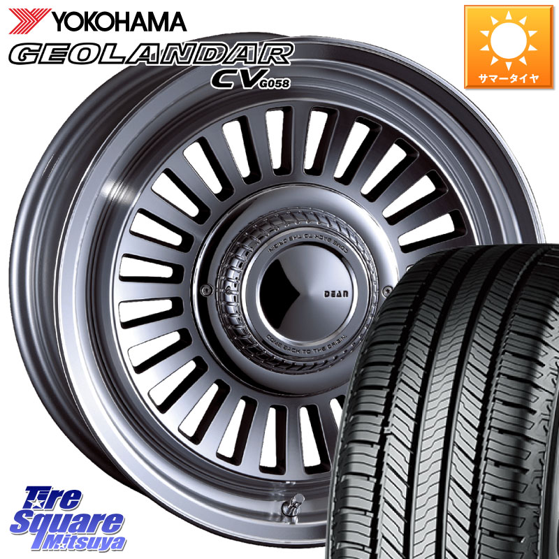 CRIMSON DEAN California カリフォルニア 16 X 7.0J +25 6穴 139.7 YOKOHAMA R5711 GEOLANDAR CV G058 ヨコハマ 215/65R16