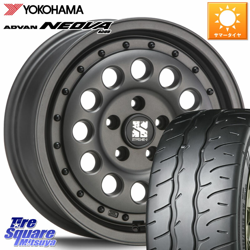 MLJ XTREME-J エクストリーム RUGGED ラギッド 16インチ 16 X 6.5J +32 5穴 114.3 YOKOHAMA R7912 ADVAN NEOVA AD09 ネオバ ヨコハマ 205/55R16