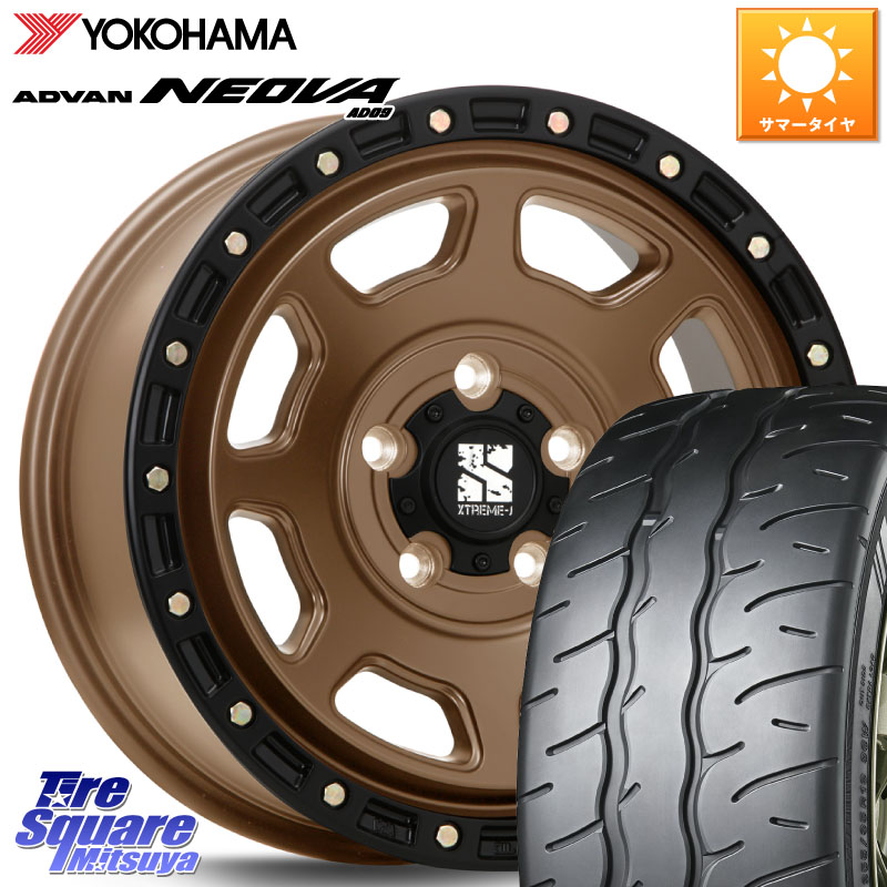 YOKOHAMA R7907 ADVAN NEOVA AD09 ネオバ ヨコハマ 215/40R17MLJ XJ07 XTREME-J 5H MB エクストリームJ 17インチ 17X8.0J 35 5穴 114.3｜タイヤスクエアミツヤ