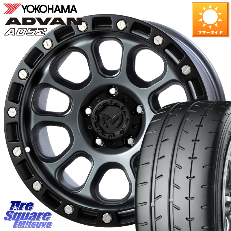 MKW M204 ドライグレー 16インチ 16 X 7.0J +35 5穴 114.3 YOKOHAMA R6121 ADVAN A052 アドバン サマータイヤ ヨコハマ 205/55R16 GRヤリスRSノーマルキャリパー