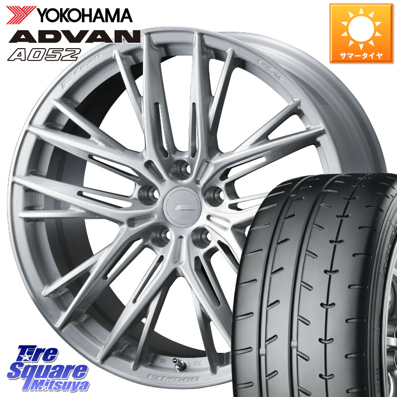 YOKOHAMA R4965 ADVAN A052 アドバン サマータイヤ ヨコハマ 245/35R19WEDS F ZERO FZ-5 FZ5 鍛造 FORGED ホイール 19インチ エフゼロ 19X8.5J(VAB 4POT) 48 5穴 114.3 WRX STI アプライドA-C(ブレンボ4POTキャリパー)対応 インプレッサ WRX|タイヤスクエアミツヤ