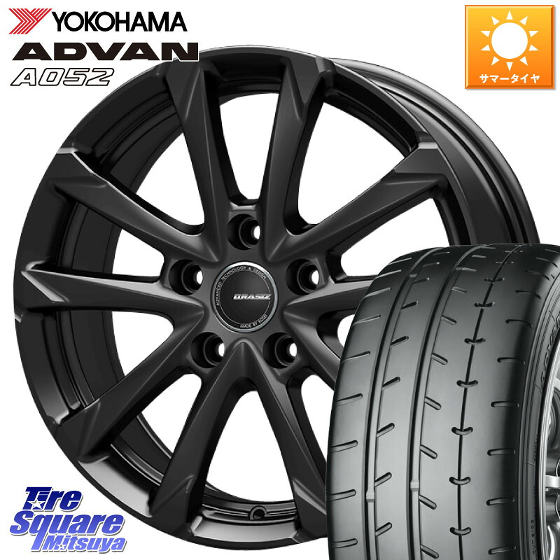 YOKOHAMA R4488 ADVAN A052 アドバン サマータイヤ ヨコハマ 215/40R17KOSEI QGC720B QRASIZ GC36F クレイシズ ホイール 17インチ 17X7.0J 40 5穴 114.3|タイヤスクエアミツヤ