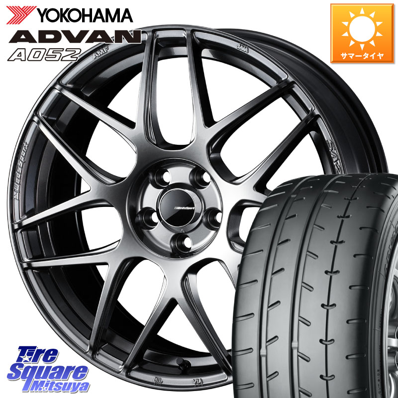WEDS SA-27R PSB ウェッズ スポーツ ホイール 19インチ 19 X 8.5J(VAB 4POT) +45 5穴 114.3 YOKOHAMA R4965 ADVAN A052 アドバン サマータイヤ ヨコハマ 245/35R19 WRX STI アプライドA-C(ブレンボ4POTキャリパー)対応