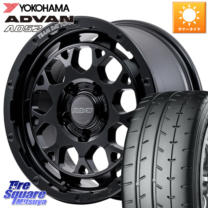 YOKOHAMA R4298 ADVAN A052 アドバン ヨコハマ 215/45R17RAYS 【欠品次回9~10月】 TEAM DAYTONA M9+ BOJ ホイール 17インチ 17X7.0J 40 5穴 114.3 リーフ LEAF 日産 ブレイド オーリス カローラルミオン｜タイヤスクエアミツヤ