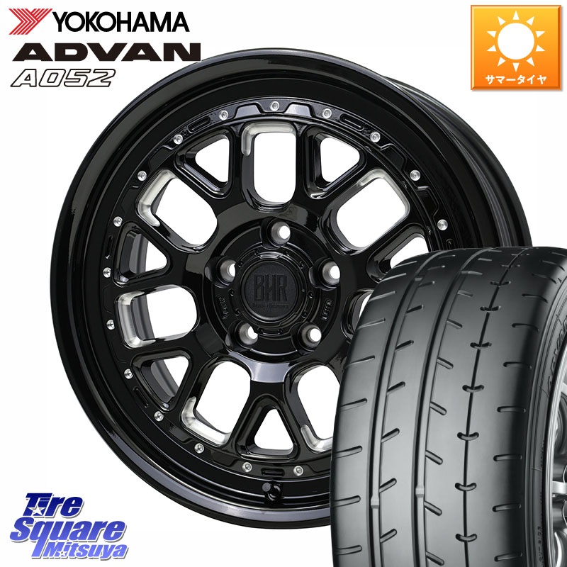 HotStuff BARKLEY HARDROCK HURON ハードロック ヒューロン ホイール 17インチ 17 X 7.0J +38 5穴 114.3 YOKOHAMA R4298 ADVAN A052 アドバン ヨコハマ 215/45R17