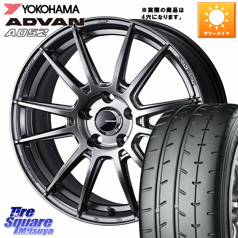 WEDS WedsSport SA-62R ホイール 16インチ 16 X 6.5J(ND5RC Brembo) +42 4穴 100 YOKOHAMA R4492 ADVAN A052 アドバン サマータイヤ ヨコハマ 195/50R16 ロードスター オプションブレンボキャリパー対応(990S、限定車含む)