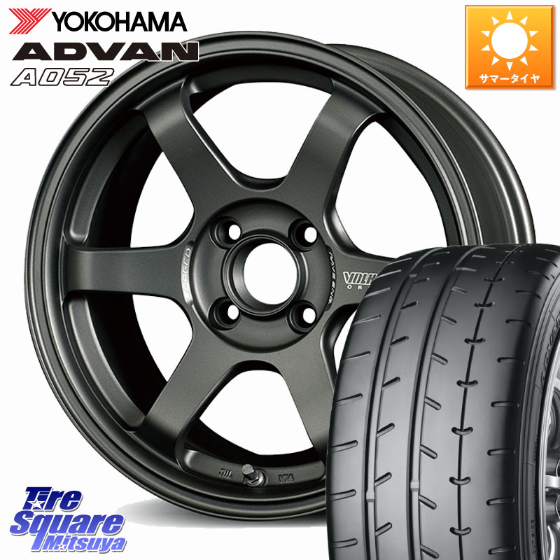 YOKOHAMA R4496 ADVAN A052 アドバン サマータイヤ ヨコハマ 195/55R15RAYS 【欠品次回3~4月】 TE37 SONIC CLUB RACER・VITZ/YARIS専用 VOLK RACING 鍛造 ホイール 15インチ 15X7.0J 48 4穴 100 ヤリス｜タイヤスクエアミツヤ