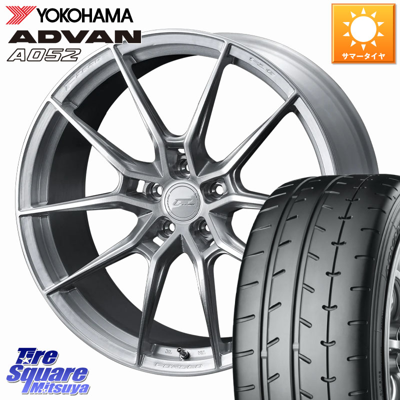WEDS 【欠品次回4月中旬】 F ZERO FZ-6 FZ6 鍛造 FORGED ホイール 20インチ エフゼロ 20 X 8.5J +30 5穴 114.3 YOKOHAMA R4497 ADVAN A052 アドバン サマータイヤ ヨコハマ 255/40R20
