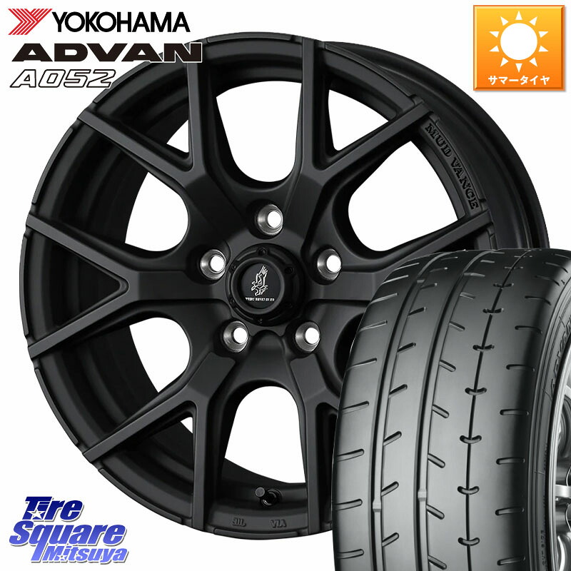 WEDS 【欠品次回05月中旬】 マッドヴァンス MUDVANCE SD ホイール 18インチ 18 X 7.5J +35 5穴 114.3 YOKOHAMA R4294 ADVAN A052 アドバン ヨコハマ 225/40R18