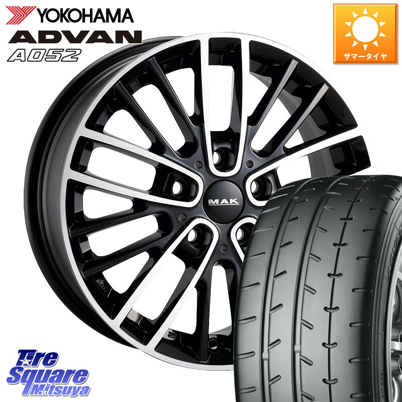 YOKOHAMA R4294 ADVAN A052 アドバン ヨコハマ 225/40R18阿部商会 MAK CHELSE ホイール 18インチ 18X7.5J(MINI F54) 50 5穴 112 MINI ミニ クラブマン F54|タイヤスクエアミツヤ