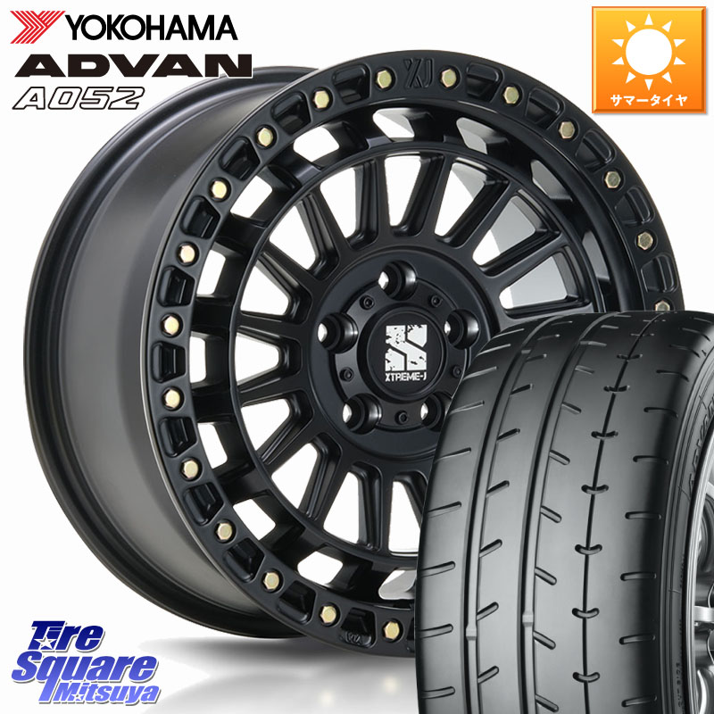 MLJ XJ08 XTREME-J ホイール 17インチ 17 X 7.5J +42 5穴 114.3 YOKOHAMA R4488 ADVAN A052 アドバン サマータイヤ ヨコハマ 215/40R17