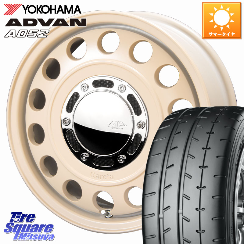 YOKOHAMA R4302 ADVAN A052 アドバン ヨコハマ 205/50R16MANARAY MID GARCIA CISCO Type2 サンドベージュ 在庫● 16インチ ガルシア シスコ 16X6.5J 40 5穴 114.3|タイヤスクエアミツヤ