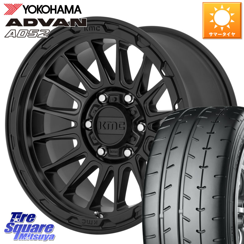 YOKOHAMA R4489 ADVAN A052 アドバン サマータイヤ ヨコハマ 205/40R17KMC KM542 Impact ホイール 17インチ 17X8.0J 35 5穴 114.3|タイヤスクエアミツヤ