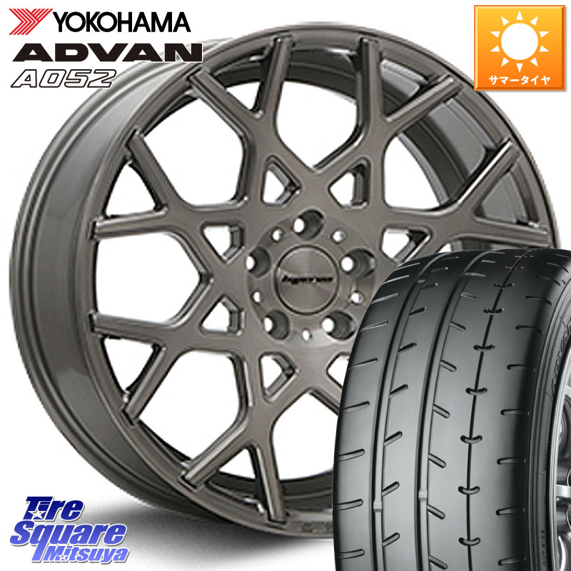 MLJ huperion ハイペリオン CVZ ホイール 19インチ 19 X 8.5J +45 5穴 114.3 YOKOHAMA R4965 ADVAN A052 アドバン サマータイヤ ヨコハマ 245/35R19 WRX S4(VBH)