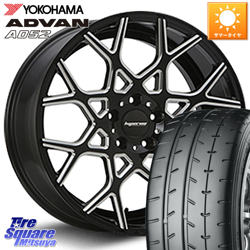 MLJ huperion ハイペリオン CVZ ホイール 19インチ 19 X 8.5J +45 5穴 114.3 YOKOHAMA R5929 ADVAN A052 アドバン サマータイヤ ヨコハマ 235/40R19 CY2アコード 70系カムリ