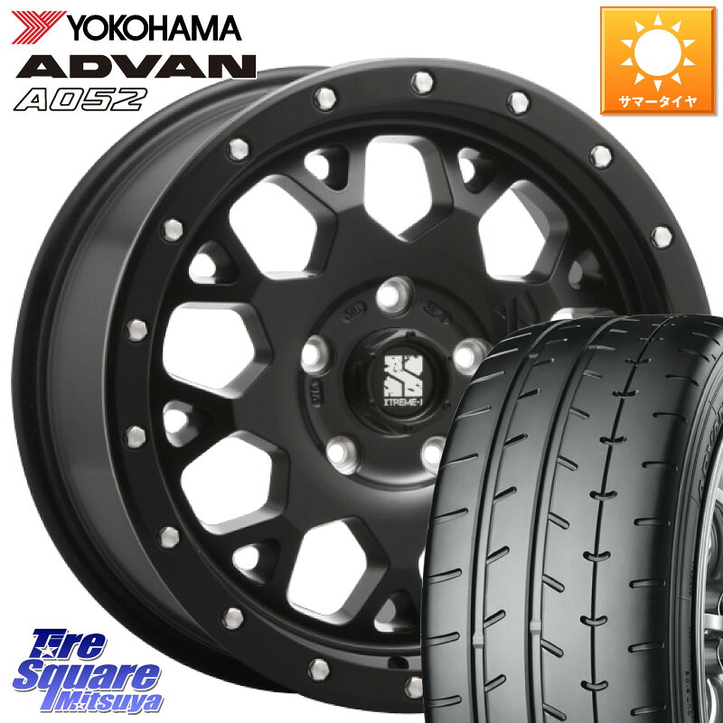 MLJ XJ04 XTREME-J エクストリームJ ホイール 16インチ 16 X 7.0J +35 5穴 114.3 YOKOHAMA R6121 ADVAN A052 アドバン サマータイヤ ヨコハマ 205/55R16 GRヤリスRSノーマルキャリパー