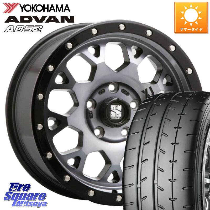 MLJ XJ04 XTREME-J エクストリームJ ホイール 17インチ 17 X 7.0J +42 5穴 114.3 YOKOHAMA R4488 ADVAN A052 アドバン サマータイヤ ヨコハマ 215/40R17