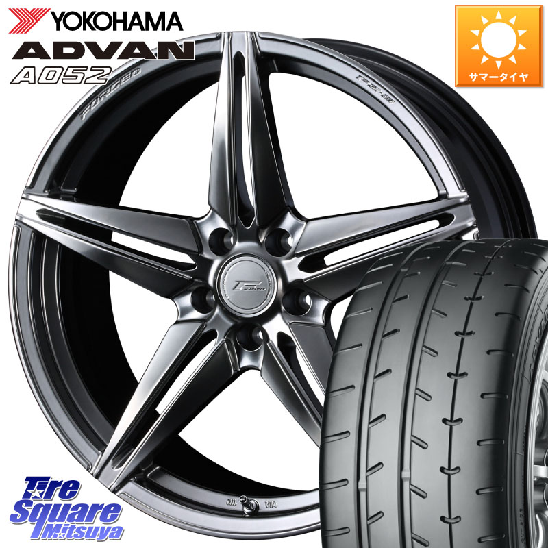 WEDS F ZERO FZ-3 FZ3 鍛造 FORGED ホイール18インチ エフゼロ 18 X 8.0J +45 5穴 114.3 YOKOHAMA R4486 ADVAN A052 アドバン サマータイヤ ヨコハマ 235/45R18 CY2アコード 70系カムリ