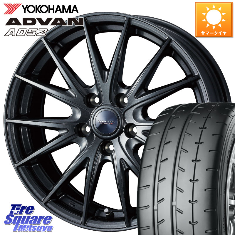 WEDS ウェッズ ヴェルヴァ スポルト2 ホイール 18インチ 18 X 8.0J +45 5穴 114.3 YOKOHAMA R4293 ADVAN A052 アドバン ヨコハマ 235/40R18