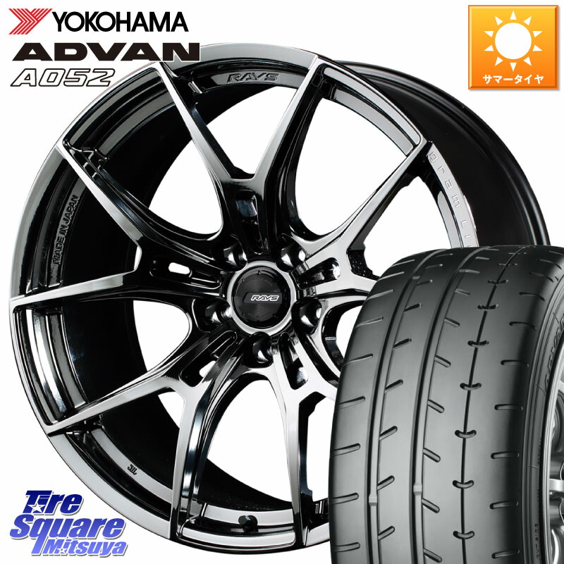 RAYS 【欠品次回9~10月】 レイズ GramLights グラムライツ 57FXZ RBC ホイール 18インチ 18 X 7.5J +50 5穴 114.3 YOKOHAMA R4294 ADVAN A052 アドバン ヨコハマ 225/40R18 GU系インプレッサ フロンクス
