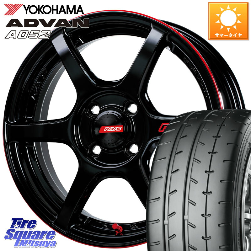 YOKOHAMA R4491 ADVAN A052 アドバン サマータイヤ ヨコハマ 195/45R16RAYS 【欠品次回7~8月】 GRAM LIGHTS 57C6 TIME ATTACK EDITION ホイール 16インチ 16X5.5J 45 4穴 100 K13マーチ デミオ DEMIO MAZDA|タイヤスクエアミツヤ