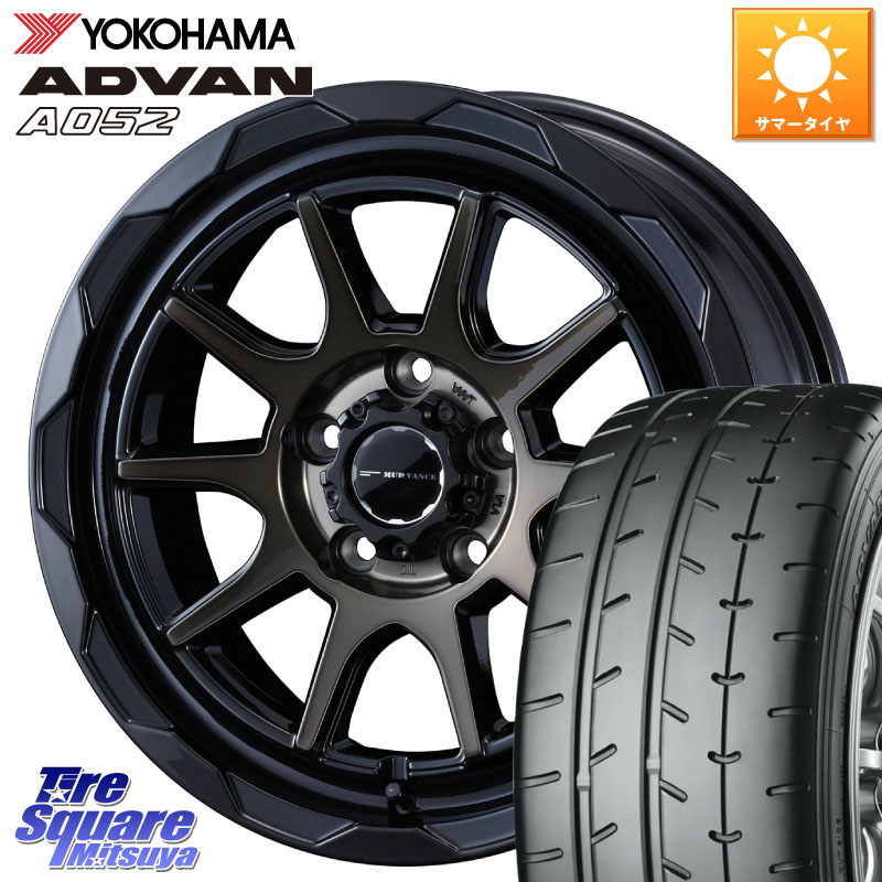 WEDS マッドヴァンス 06 MUD VANCE 06 ウエッズ 16インチ 16 X 7.0J +38 5穴 114.3 YOKOHAMA R4302 ADVAN A052 アドバン ヨコハマ 205/50R16