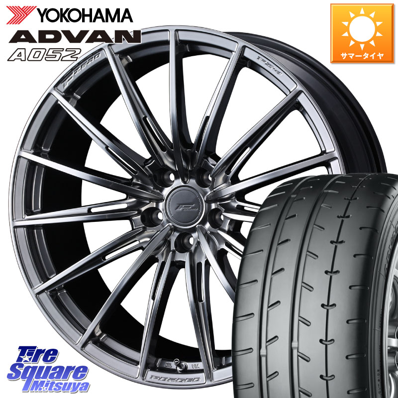 WEDS F ZERO FZ4 FZ-4 鍛造 FORGED 18インチ エフゼロ 18 X 8.0J +45 5穴 114.3 YOKOHAMA R4486 ADVAN A052 アドバン サマータイヤ ヨコハマ 235/45R18 CY2アコード 70系カムリ
