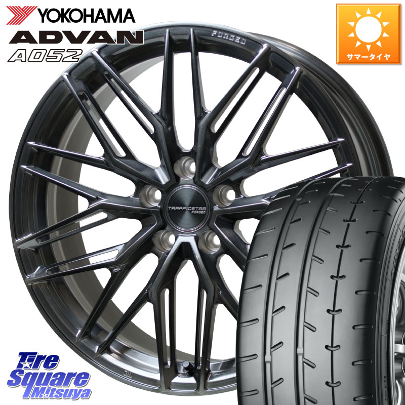 YOKOHAMA R4497 ADVAN A052 アドバン サマータイヤ ヨコハマ 255/40R20HotStuff TSF-03 BRSC トラフィックスターフォージド 20インチ 20X8.5J 38 5穴 114.3 ヴァンガード|タイヤスクエアミツヤ