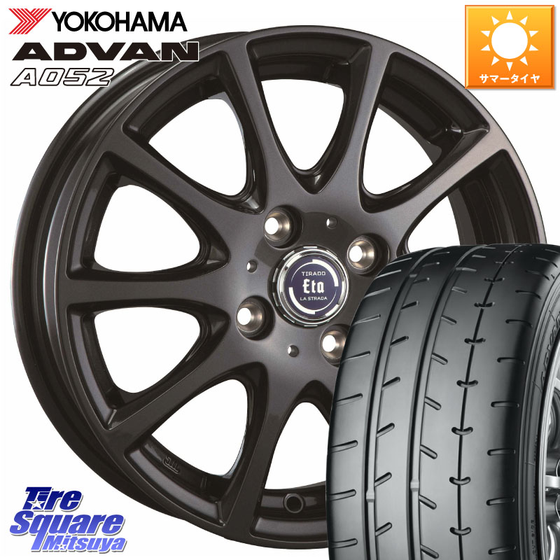YOKOHAMA R4302 ADVAN A052 アドバン ヨコハマ 205/50R16阿部商会 ティラード イータ 16X6.0J 42 4穴 100 ロードスターRF アクア|タイヤスクエアミツヤ
