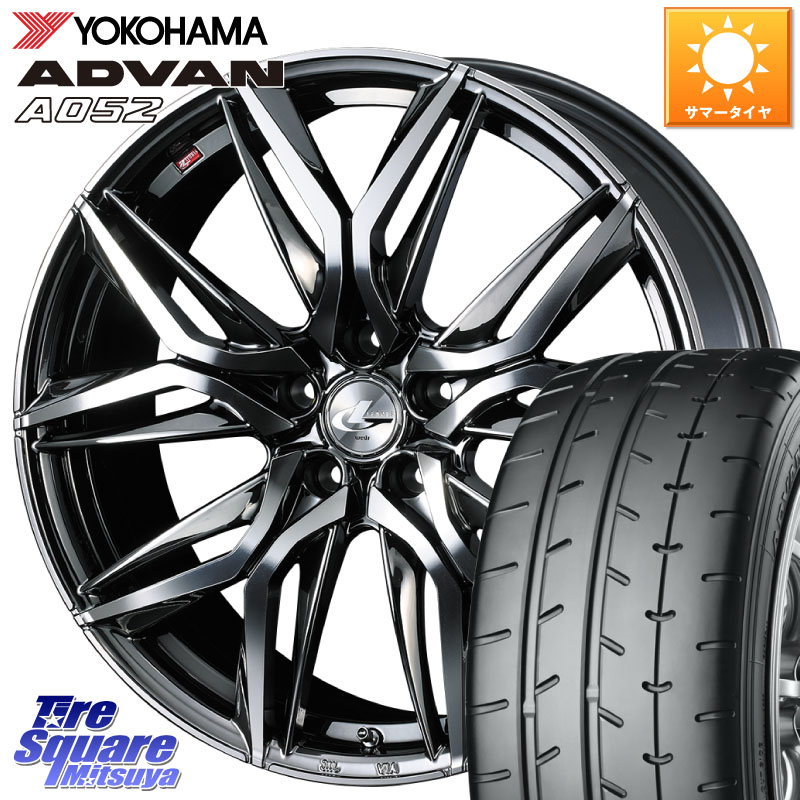 YOKOHAMA R4298 ADVAN A052 アドバン ヨコハマ 215/45R17WEDS 40812 レオニス LEONIS LM BMCMC 17インチ 17X7.0J 47 5穴 100 カローラスポーツ 50系プリウス BRZ/86/GR86 ウィッシュ WISH プレミオ プリウス・プリウスPHV CT レクサス GR 86 ハチロク 86 ハチロク|タイヤスクエアミツヤ