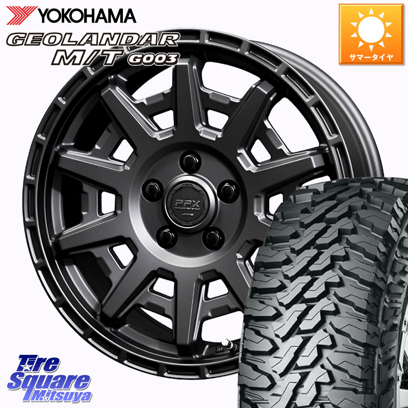 KYOHO PPX D10X ホイール 16インチ 16 X 7.0J +35 5穴 114.3 YOKOHAMA R8103 GEOLANDAR MT G003 M/T ヨコハマ 225/70R16