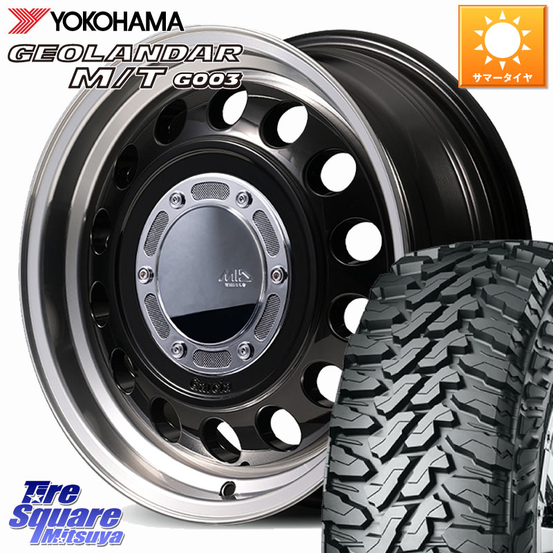 MANARAY MID GARCIA CISCO Type2 ホイール 16インチ 16 X 6.5J +40 5穴 114.3 YOKOHAMA E5248 GEOLANDAR MT G003 M/T ヨコハマ 215/70R16 デリカD:5