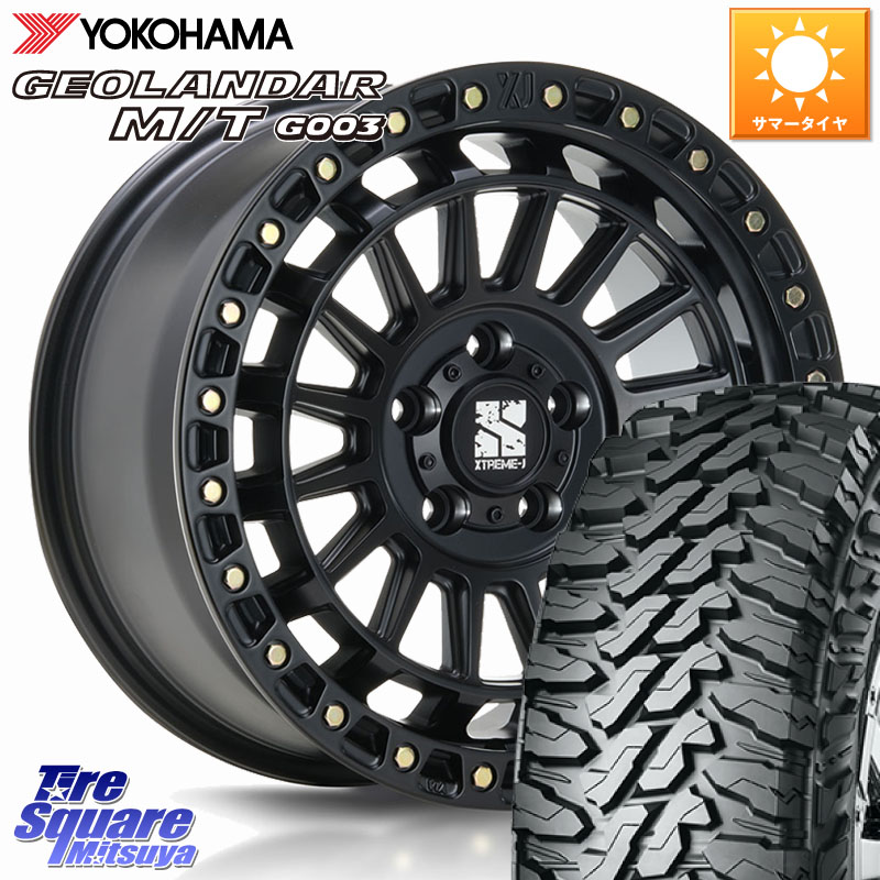 MLJ XJ08 XTREME-J ホイール 16インチ 16 X 7.0J +25 5穴 114.3 YOKOHAMA E4731 GEOLANDAR MT G003 M/T ヨコハマ 225/75R16