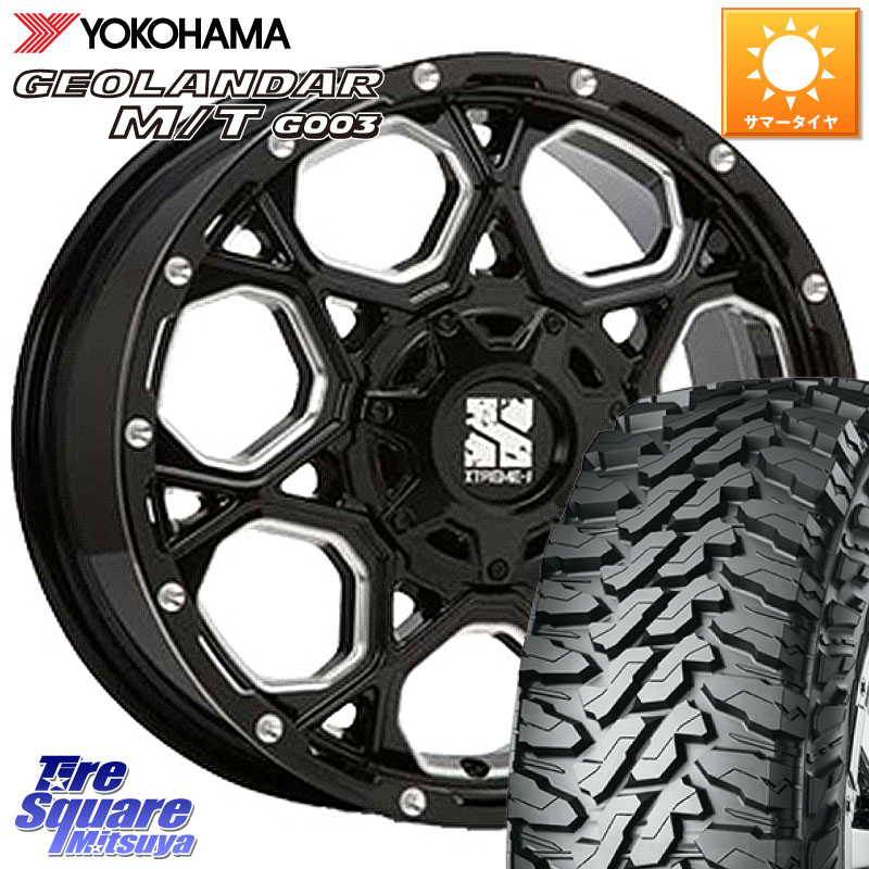 MLJ XJ06 XTREME-J エクストリームJ ホイール 17インチ 17 X 7.5J +40 5穴 127 YOKOHAMA E4691 GEOLANDAR MT G003 M/T ヨコハマ 245/75R17 クライスラー ジープ ラングラー JK系 クライスラー ジープ ラングラー JL系