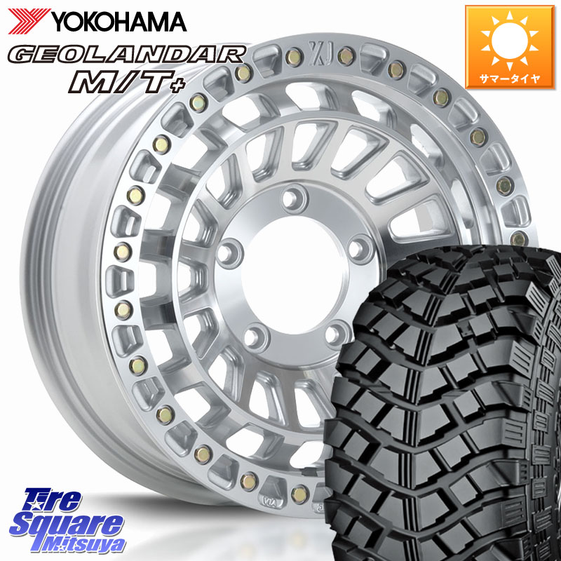 MLJ XJ08 XTREME-J ホイール 16インチ 16 X 5.5J +20 5穴 139.7 YOKOHAMA E4489 GEOLANDAR M/T+ G001 ヨコハマ 7.00/*R16