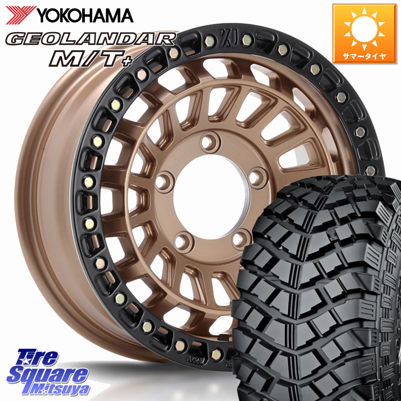 MLJ XJ08 XTREME-J ホイール 16インチ 16 X 5.5J +20 5穴 139.7 YOKOHAMA E4489 GEOLANDAR M/T+ G001 ヨコハマ 7.00/*R16