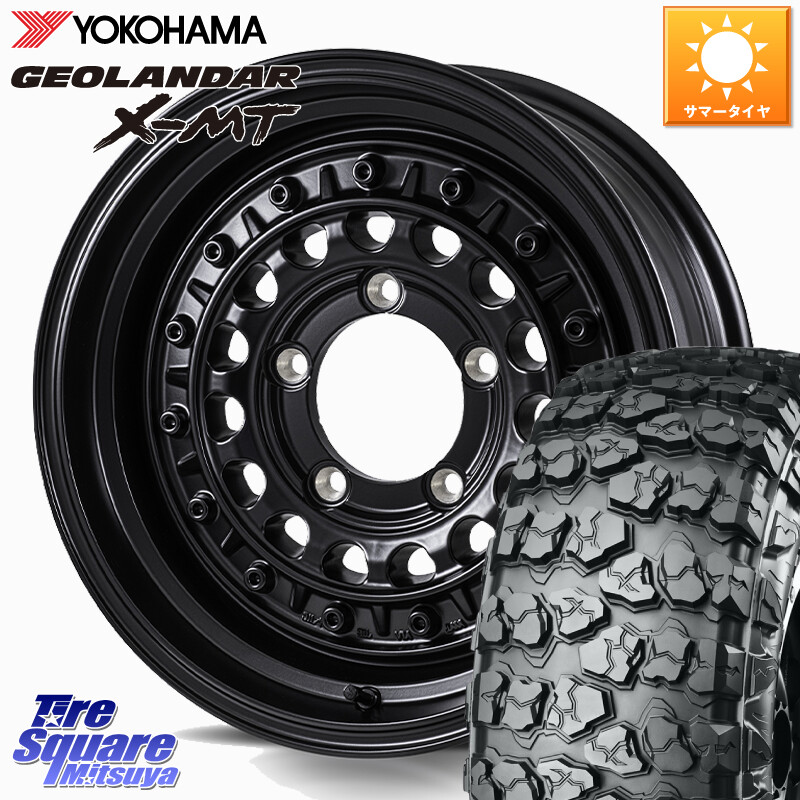 YOKOHAMA E5517 GEOLANDAR X-MT G005 6.50R16 ヨコハマ 6.50/*R16MONZA HI-BLOCK TARMOR ホイール 16インチ 16X5.5J 22 5穴 139.7 ジムニー カスタムサイズ AZオフロード カスタムサイズ|タイヤスクエアミツヤ