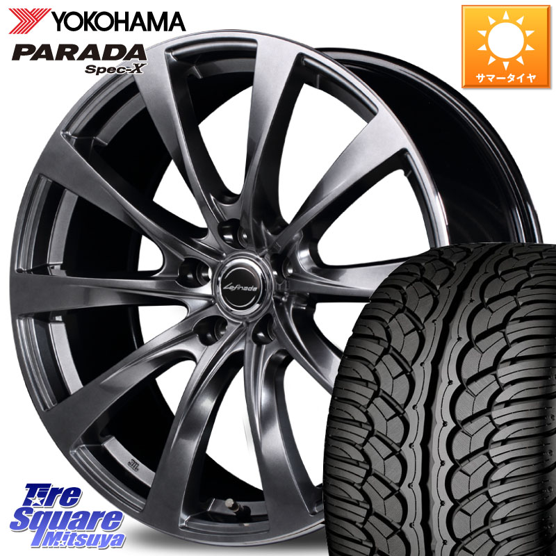 MANARAY MOTION2 平座仕様(トヨタ・レクサス専用)MID Lefinada ホイール 20 X 8.5J +35 5穴 114.3 YOKOHAMA F3043 PARADA Spec-X PA02 スペックX ヨコハマ 235/55R20
