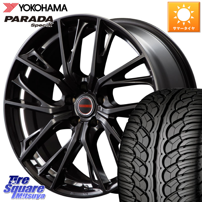YOKOHAMA F2318 PARADA Spec-X PA02 スペックX ヨコハマ 235/60R18MANARAY MID VERTEC ONE GLAIVE 18インチ 18X7.0J 48 5穴 114.3｜タイヤスクエアミツヤ