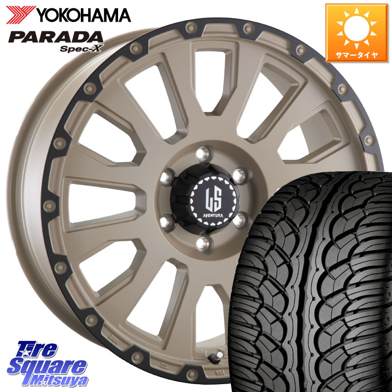 阿部商会 LA STRADA AVENTURA アヴェンチュラ GAR 20インチ 20 X 8.5J +22 6穴 139.7 YOKOHAMA F0396 PARADA Spec-X PA02 スペックX ヨコハマ 275/55R20 118,830円