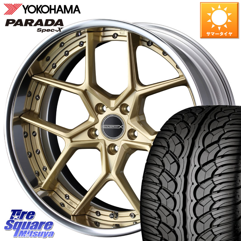 WEDS MAVERICK 1505S S-LoDisk 2ピース ホイール 20インチ 20 X 8.5J +44 5穴 114.3 YOKOHAMA F5514 PARADA Spec-X PA02 スペックX ヨコハマ 235/35R20