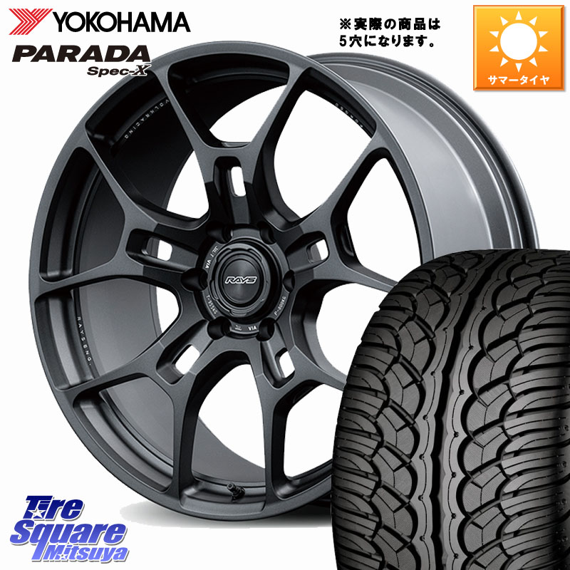 RAYS 【欠品次回要問合せ】 G025GC VOLK RACING 鍛造 ホイール 22インチ◇参考画像 22 X 9.0J +36 5穴 114.3 YOKOHAMA F0383 PARADA Spec-X PA02 スペックX ヨコハマ 265/35R22