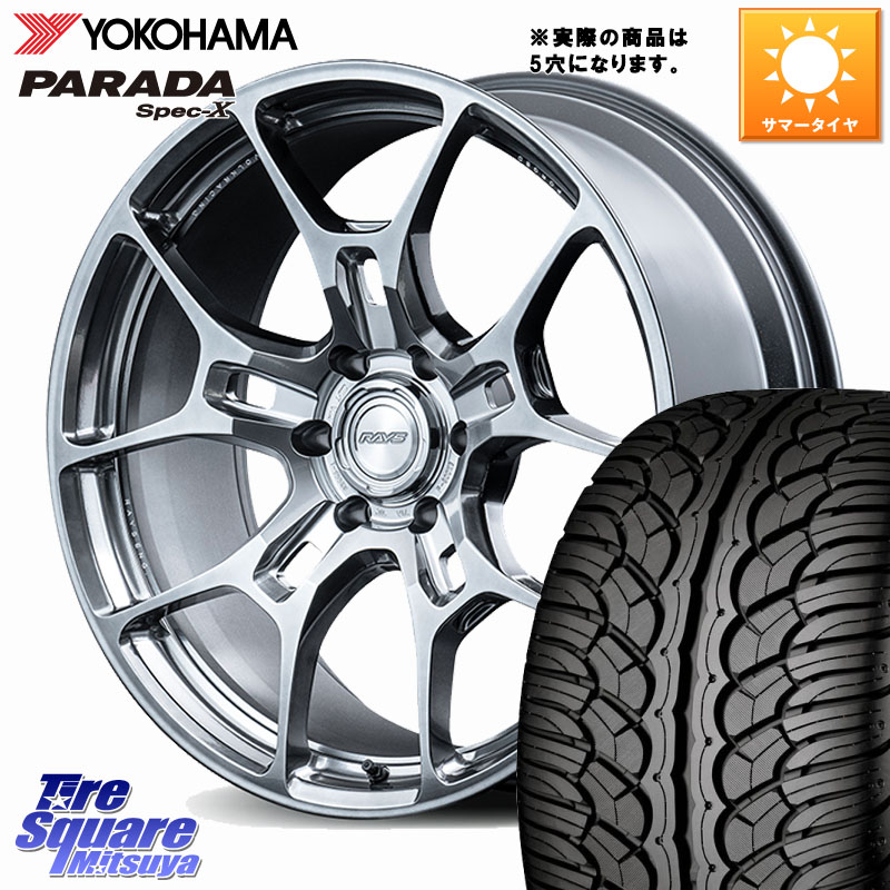 RAYS 【欠品次回要問合せ】 G025GC VOLK RACING 鍛造 ホイール 22インチ◇参考画像 22 X 9.0J +36 5穴 114.3 YOKOHAMA F7102 PARADA Spec-X PA02 スペックX ヨコハマ 245/30R22 30系アルファード 30系ヴェルファイア 20系アルファード
