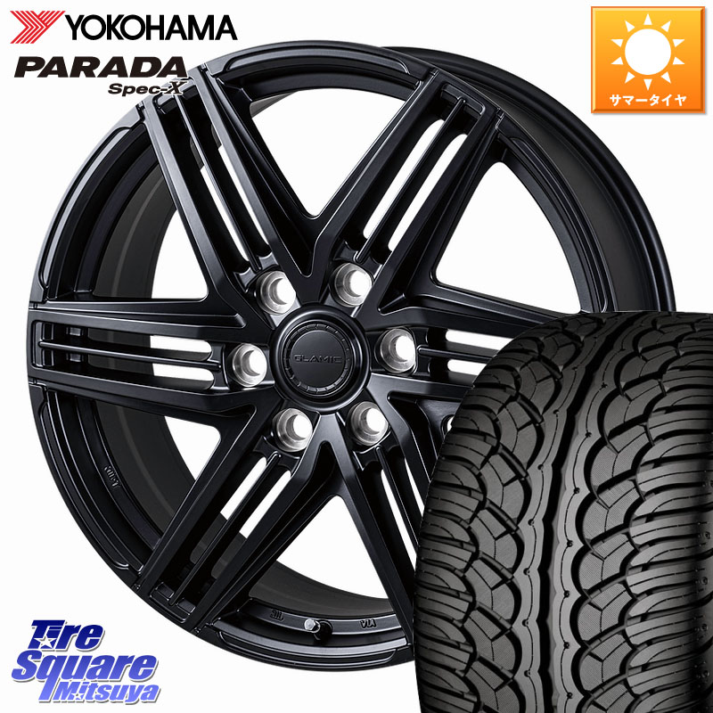 YOKOHAMA F0396 PARADA Spec-X PA02 スペックX ヨコハマ 275/55R20KOSEI GLAMIC LX-S 平座仕様(レクサス・トヨタ専用) ホイール 20インチ 20X8.0J(M14) 55 6穴 139.7｜タイヤスクエアミツヤ