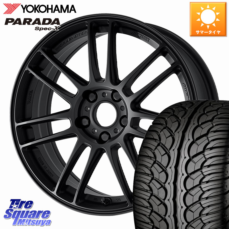 WORK EMOTION ZR7 ホイール 18インチ 18 X 8.5J(M14B) +38 5穴 114.3 YOKOHAMA F2318 PARADA Spec-X PA02 スペックX ヨコハマ 235/60R18 レクサスNX20系 クラウンスポーツ・エステート ハイブリッドZ